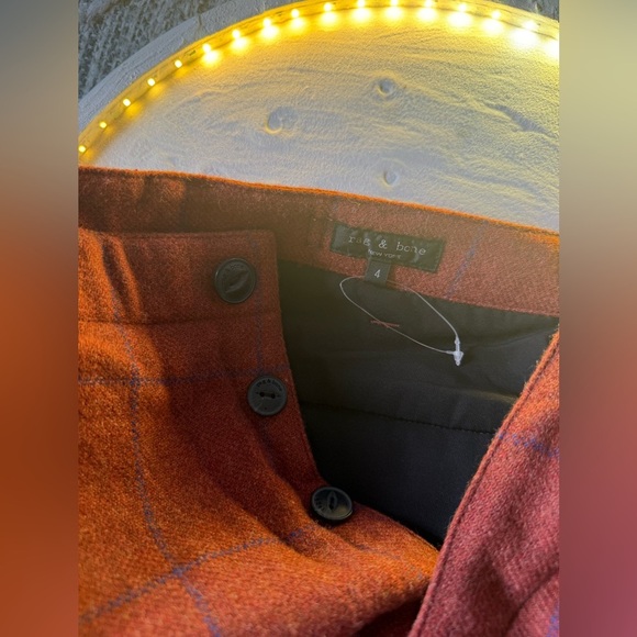 Rag & Bone Red Cargo Pants with Straight Leg - Picture 5 of 10